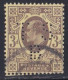Grande Bretagne - 1902 - 1911 -  Edward  VII  -  Y&T N °  127  Perforé TS / B Oblitéré - Used Stamps