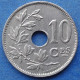 BELGIUM - 10 Centimes 1923 French KM# 85.1 Albert I (1909-34) - Edelweiss Coins - 10 Cent