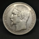 5 FRANCS ARGENT 1852 A PARIS LOUIS NAPOLEON BONAPARTE TETE NUE / FRANCE SILVER - 5 Francs