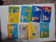 GREECE  SET 17  USED   CARDS MASCOTS  OLYMPIC GAMES  ATHENS 2004  FULL SET - Greece