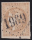 France  .  Y&T   .     43-B   (2 Scans)     .   O      .    Oblitéré - 1870 Ausgabe Bordeaux