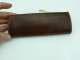 Delcampe - Vintage Eyeglasses Case Brown Leather "Postova Banka" #2272 - Brillen