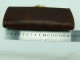 Delcampe - Vintage Eyeglasses Case Brown Leather "Postova Banka" #2272 - Glasses