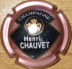 Capsule Champagne Henri CHAUVET Série Nom Horizontal, écusson, Rose Métal & Noir Nr 12 - Chauvet H.