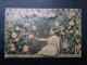 SERIE 6 CP FANTAISIE (V1917) JEUNE FILLE - ROSE - FLEURS (8 Vues) Circulée En 1908 - Colecciones Y Lotes