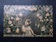 Delcampe - SERIE 6 CP FANTAISIE (V1917) JEUNE FILLE - ROSE - FLEURS (8 Vues) Circulée En 1908 - Verzamelingen & Kavels