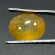 Opale Jaune Naturelle Du Mexique - Ovale 3.89 Carats - 12 X 9.8 X 7.7 Mm - Opale