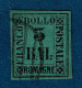 ITALIE ROMAGNE N°4 3 Baiocchi Vert Oblitéré CàD (FAUX) - Romagna