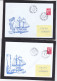 Delcampe - GOELETE LA BELLE POULE  AVEC JOLIES OBLITERATIONS De BORD LOT DE 37 ENVELOPPES (VOIR SCANS) - Commemorative Postmarks