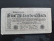 BANCONOTA GERMANY Germania 5 Miliardi Marchi Anno 1923 COME DA FOTO - Andere & Zonder Classificatie