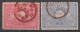 JAPON - 1894 - YT 87/88 OBLITERES -  COTE = 40 EUR. - Usati