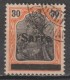 SAAR - 1920 - 1° TIRAGE - YVERT N° 10 OBLITERE  - COTE = 45 EUR. - Gebraucht