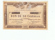 CC De Quimper&Brest-50 Cts-1921 - Chambre De Commerce