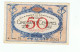 CC De Roanne-50 Cts1917 - Chambre De Commerce
