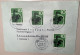 1958 Mi. 288 Seltener MEF ! FDC, 10Pf Zoo Frankfurt, Löwe+Giraffe>Wetzikon  (Bund BRD Germany Brief Girafe Lion - Storia Postale