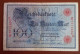 #1   ALLEMAGNE - DEUTSCHE REICH 100 MARK  - 1908 - 100 Mark