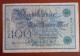 #1   ALLEMAGNE - DEUTSCHE REICH 100 MARK  - 1908 - 100 Mark