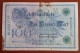 #1   ALLEMAGNE - DEUTSCHE REICH 100 MARK  - 1908 - 100 Mark