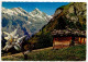 Austria 1977 Postcard Cabin In The Mountains & Flower; 4s. Almsee Stamp; Altenmarkt Im Pongau Slogan Cancel - Altenmarkt Im Pongau