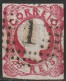 Marcofilia, Carimbos Numéricos De Barras - 1 LISBOA -|- 1853 -1ª Reforma - Marcofilie