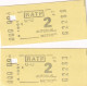 TICKETS R.A.T.P.  AUTOBUS METRO  LOT DE 7 TICKETS - Europe