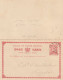 NORTH BORNEO - 1894, H&G 10, Postal Stationery 1cent, Postal Reply Double Card, Postmark Sandakan 15 AU 1894 - Borneo Del Nord (...-1963)