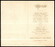 MENU Ouvrant, Décor Floral Gaufré, 1910, Quartier Général 2ème Corps D'Armée, 80 Amiens - Menus