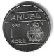 *Aruba 1 Florin  1987 Km 5  Bu - Aruba