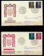 Spain Year 1955 / General Franco - Traveled First Day Covers - FDC