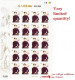 $200+ Value! Taiwan 2013 Chiang Soong Mayling Portrait Postage Stamps Full Sheet 蔣宋美齡 小版張 (20 Stamps) - Blocks & Sheetlets