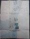 RARE FRANCE AO 149 LETTRE  A.O 149  INDICE 7 SUR 75 ET 89 PERFORE COMPTOIR LORIENT 1879 MAGNIFIQUE - Storia Postale