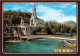 FRANCE - Lourdes -  Vue Générale De La Basilique, Le Gave Et Les Nouveaux Ponts  - Colorisé - Carte Postale - Lourdes