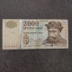 BILLET CIRCULE 2000 FORINT 2013 HONGRIE / ECRITURE / HUNGARY - Ungarn