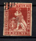 Timbre Grand Duché De Toscane YT N 3 - Année 1851 - Couleur Rouge-brun Oblitéré - Toskana