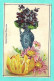 Chromo  Bouquets VASE Fleurs Violettes - Artis Historia