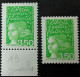 3092 & 3092b** Luquet Avec 2 Bandes De Phosphore Cote 6.60€ - Unused Stamps
