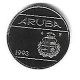 *Aruba  25 Cent    1993  Km 3   Bu - Aruba