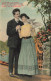 COUPLE - Faut-il Croire à Tes Paroles - Regarde Moi Bien - Couple Avec Des Colombes - Carte Postale Ancienne - Couples