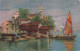 ARTS - Tableau - A Reyna - Venezia - Squero Di S Trovaso - Carte Postale Ancienne - Paintings