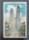 CPA - Etats-Unis - New-York - Transportation And Woolworth Buildings - Illustration Irving Underhill 1927 - Non Circulée - Autres Monuments, édifices