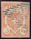 SUISSE - Z 20 PF2 15 RAPPEN GROS CHIFFRE POSITION 9 - VARIETE 1 PARTIELLEMENT EFFACE - OBLITERE - 1843-1852 Kantonalmarken Und Bundesmarken