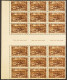 SAAR - 1934 5fr Deep Brown Overprinted 'VOLKSABSTIMMUNG 1935', Michel 193 (SG 190) Never Hinged Mint Interpane Block 18. - Andere & Zonder Classificatie