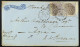 STAMP - 1861 (16th June) Envelope (pre-directed â€˜VIA MARSEILLESâ€™ In An Banner) From London To Agra, North-West Provi - ...-1840 Préphilatélie