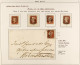 1841 1d Red-brown Imperfs 'BLACK PLATE 2' Small Collection With 4 Examples On / Off Piece, And One On Cover. Nice Qualit - Autres & Non Classés