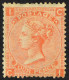 1865-67 4d Dull VermillionÂ  Plate 7, Wmk Large Garter, SG 93, Mint Part OG, Perf Faults. Cat Â£650. - Other & Unclassified