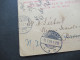 Delcampe - GB 1901 Ganzsache Mit Stempel Grimsby Fish Docks Nach Bremerhaven Und Violetter L1 Nachsenden Nach Geestemünde - Storia Postale