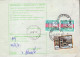 Italia (1991) - Bollettino Pacchi Assicurato Contrassegno Da Montegiorgio Per Pietra Ligure (cinturini) - Colis-postaux