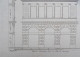 GRAVURE Krafft Del. 19eme Plan Maison Campagne Pres Versailles 78 - Arquitectura