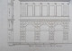 GRAVURE Krafft Del. 19eme Plan Maison Campagne Pres Versailles 78 - Architecture