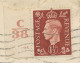 GB 1938, George VI 1½d Marginal With Control No. C38 Cyl.-No. 95 No Dot And 1942, 2 ½d With Control No. H40 Cyl.-No. 22 - Errors, Freaks & Oddities (EFOs